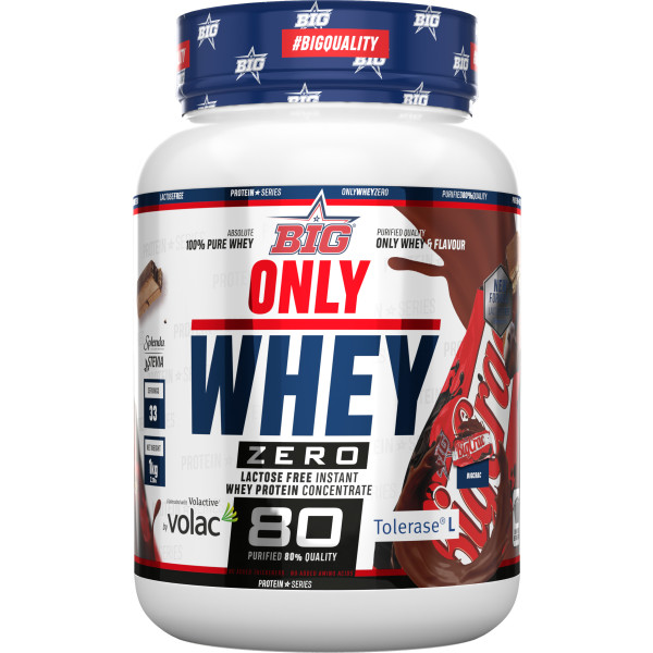 Big Only Whey Tolerase Concentrado Proteína Bigcrac 1 Kg