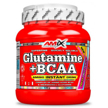 Glutamina + Bcaa´s Aminoacidos Ramificados 530 g