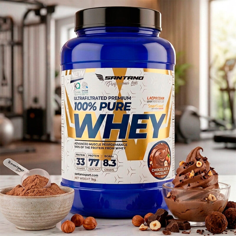Pure whey protein sabor Chocolate y Avellanas 1Kg.
