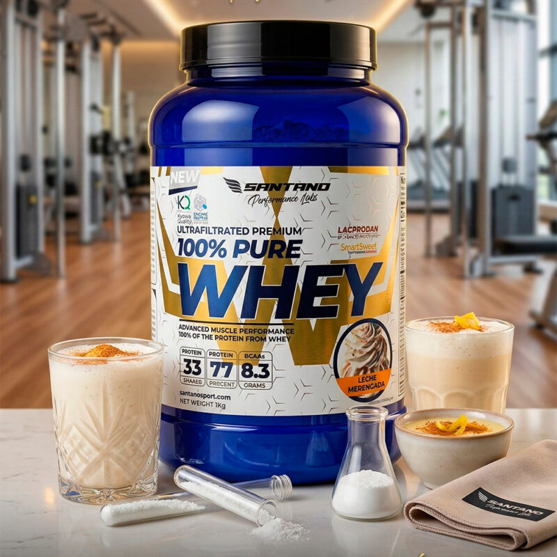 Pure whey protein sabor Leche Merengada 1Kg.