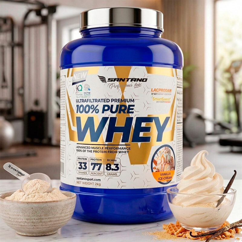 Pure whey protein sabor Helado de Vainilla 2Kg.