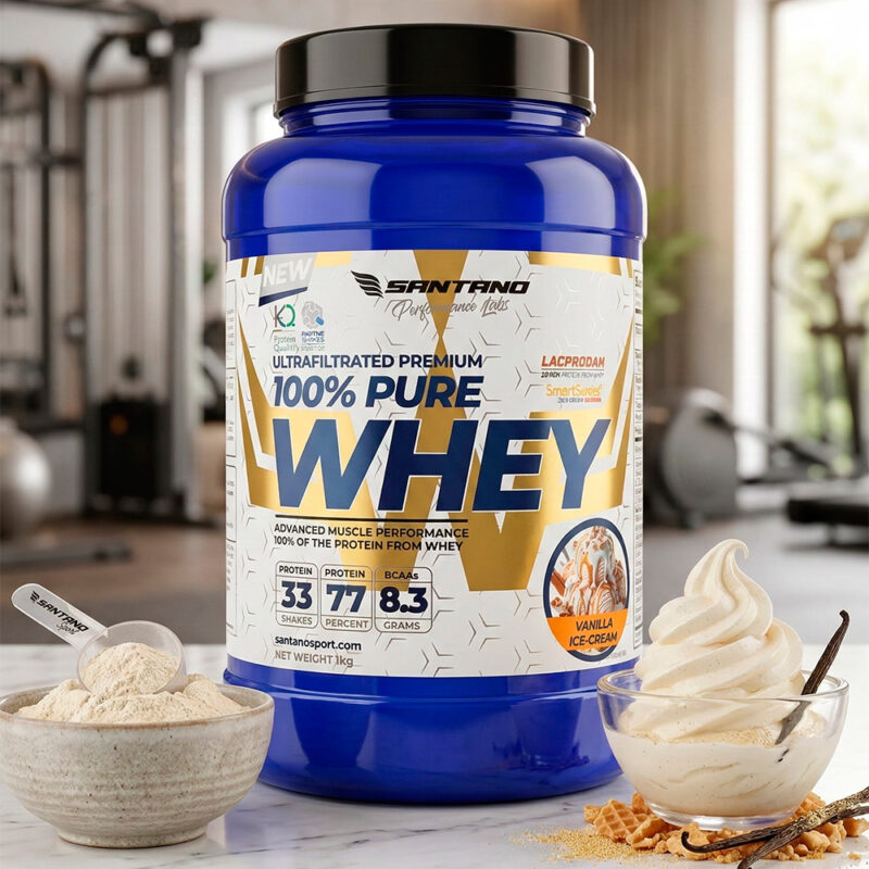 Pure whey protein sabor Helado de Vainilla 1Kg.